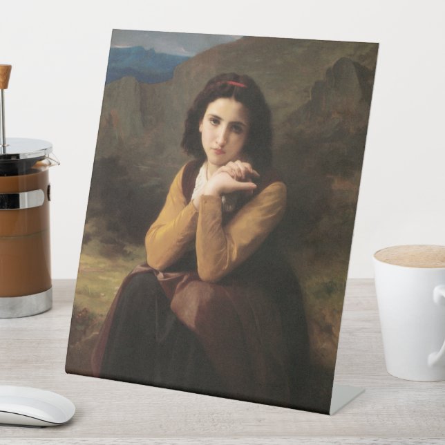 Signe De Table Mignon Innocence d'une adolescente, Bouguereau (In SItu)