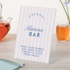 Mimosa Bar Rétro Navy & Rose Enterrement de Vie de