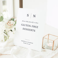 Minimal et chic | Mariage de dessert sans gluten