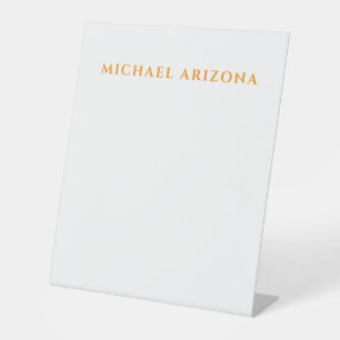 Signe De Table Minimaliste Moderne Simple Nom Propre
