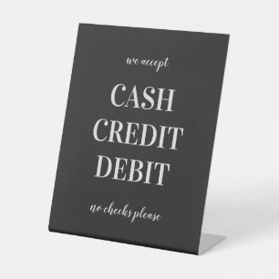 Signe De Table Mode de paiement Entreprise Moderne Piéton Signal