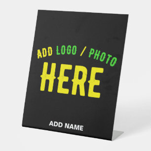 SIGNE DE TABLE MODERNE ET MODERNE PERSONNALISABLE NOIR VÉRIFIÉ