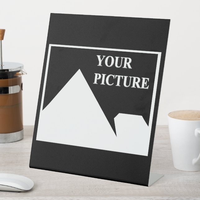 Signe De Table Moderne simple Créez votre propre image Mariage (In SItu)