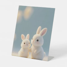 Moments chauds et flous de lapin dans la neige