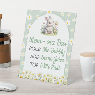 Signe De Table Momosa Bar Bunny Sexe Baby shower neutre
