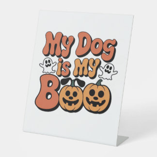 Signe De Table Mon Chien Est Mon Bois, Professeur, Amusant Drôle 