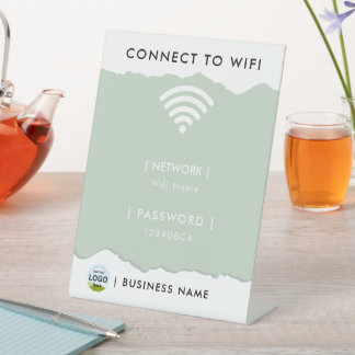 Signe De Table Mot de passe WIFI personnalisé Réseau