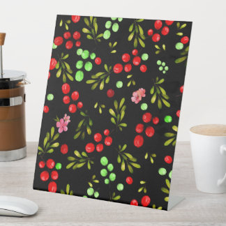 Signe De Table Motif Baies