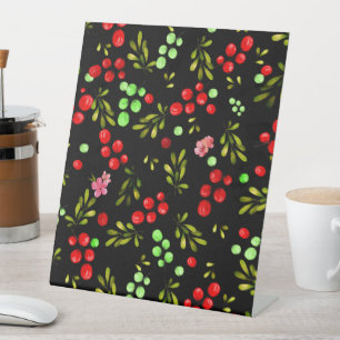 Signe De Table Motif Baies
