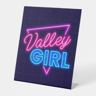 Signe De Table Neon Valley Girl