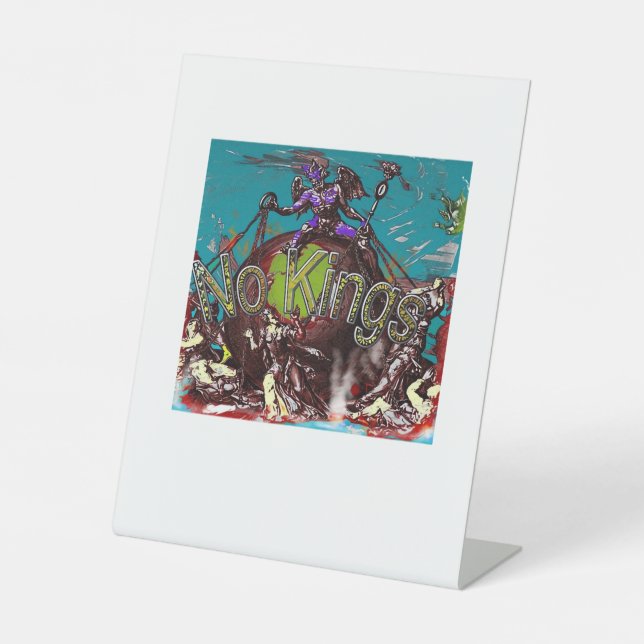 Signe De Table No Kings Classic Modern Minimal Style (Recto)