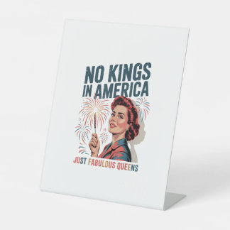 Signe De Table No Kings In America Fabulous Queens Pride 2025 Des