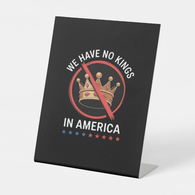 Signe De Table No Kings In America Retro Classic (Recto)