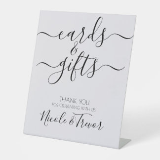 Signe De Table Noms personnalisés Cartes & Cadeaux Personnalisés
