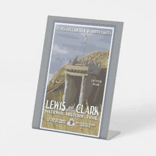 Signe De Table North Dakota, Lewis et Clark Trail,