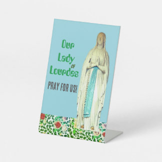 Signe De Table Notre Dame de Lourdes