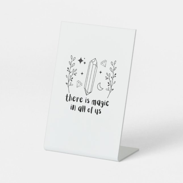 Signe De Table Nous Sommes Tous Magiques (Recto)