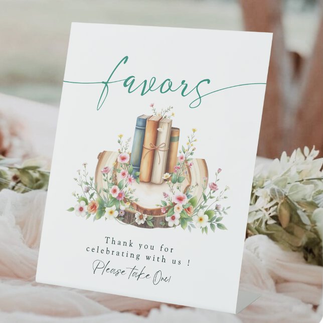 Signe De Table Nouveau chapitre Lover livre Faveurs Fête des mari (Créateur téléchargé)