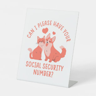 Signe De Table Numéro de sécurité sociale