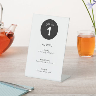 Signe De Table officiellement non géré