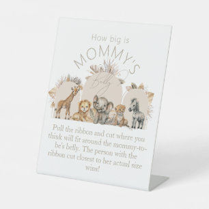 Signe De Table Oh Baby Safari Boho Shower Quelle grande maman ven