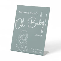 "Oh mon bébé !" Invitation baby shower 2024