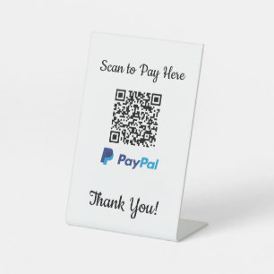 Signe De Table Paiement mobile Paypal Analyser pour payer