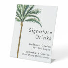 Palm Tree Destination Mariage Signature Boissons