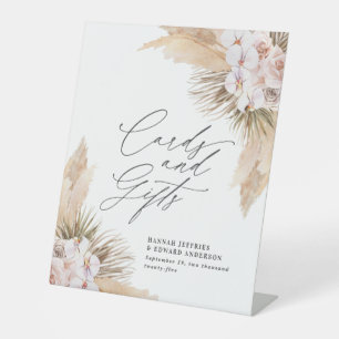 Signe De Table Pampas botanique séché pampas botanique naturel 