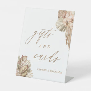 Signe De Table Pampas Grass Cartes de Mariage et Cadeaux