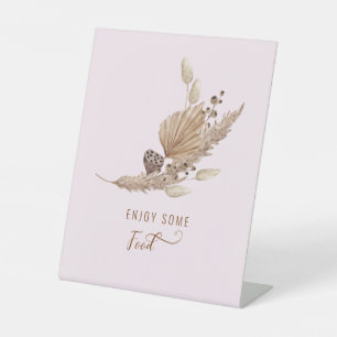 Signe De Table Pampas rose Grass Oh Baby Food II