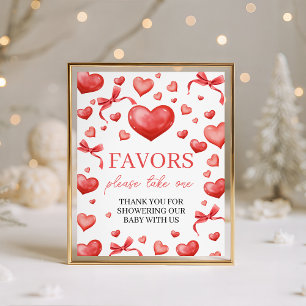 Signe De Table Pancarte de faveurs pour chéri(e) à emporter
