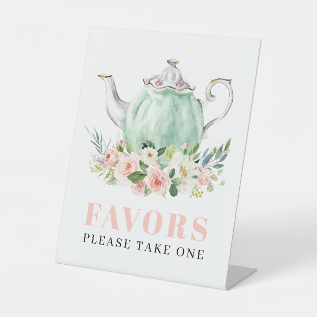 Signe De Table Pancarte de piédestal pour cadeaux de fête prénupt (Recto)