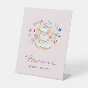 Signe De Table Pancarte de socle pour les faveurs de la soirée à 