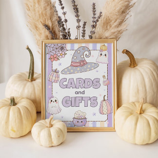 Signe De Table Pancarte de table Pastel Ghost Cards and Gifts 8x1