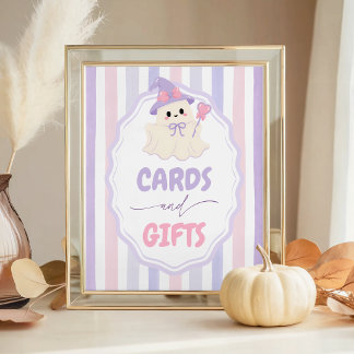 Signe De Table Pancarte de table Pastel Ghost Cartes & Cadeaux 8x