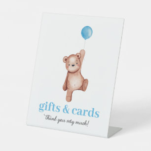 Signe De Table Pancarte pour cartes et cadeaux de fête prénatale