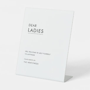 Signe De Table Panier De Salle De Bains Minimaliste Noir Et Blanc