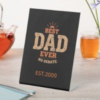 Papa Foodie Vintage Est Année Sans Débat Nom