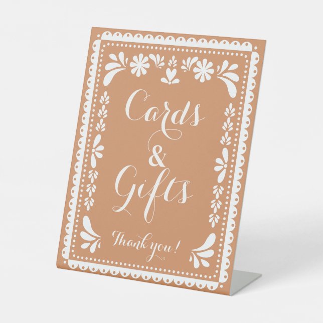 Signe De Table Papel Picado Cartes & Cadeaux Table Mexicaine Fies (Recto)