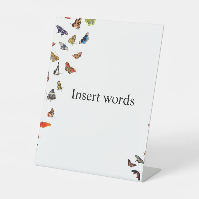 Signe De Table Papillon (Recto)