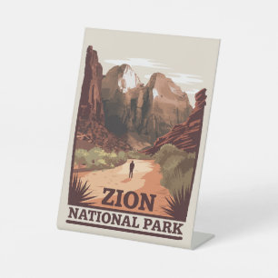 Signe De Table Parc national de Zion