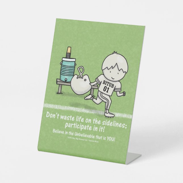 Signe De Table Participer à la vie (Recto)