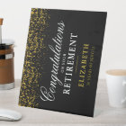 Parties scintillant Or de la fête de la retraite