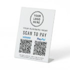 Paypal Venmo Code QR Logo Scan to Pay