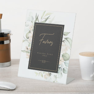 Signe De Table Pearl Blush Floral Wedding Favors ID989