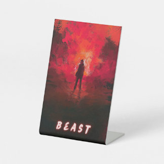 Signe De Table Pedestal Sign
