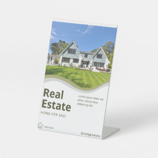 Signe De Table Pedestal Sign