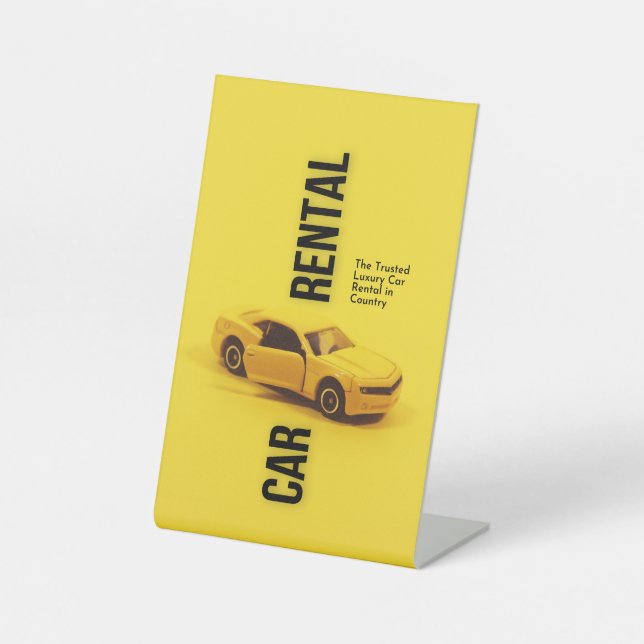 Signe De Table Pedestal Sign (Recto)