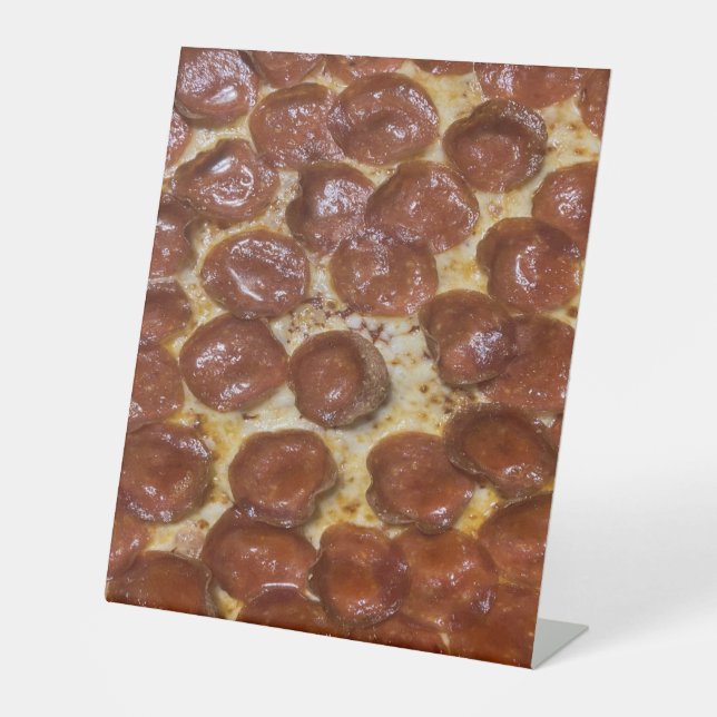Signe De Table Pepperoni Pizza (Recto)